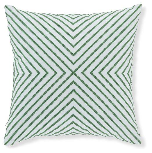 Bellvale Green/White Pillow (Set of 4)