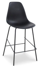 Forestead Black Counter Height Bar Stool (Set of 2)