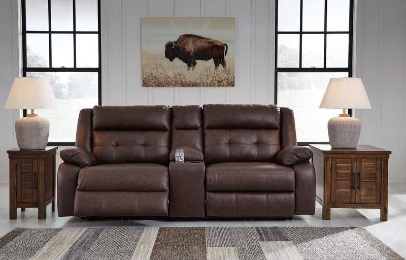 Punch Up Power Reclining Sectional Loveseat with Console - Sanctuary Home Furnishings (CA)*