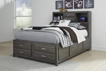 Caitbrook Storage Bed with 7 Drawers