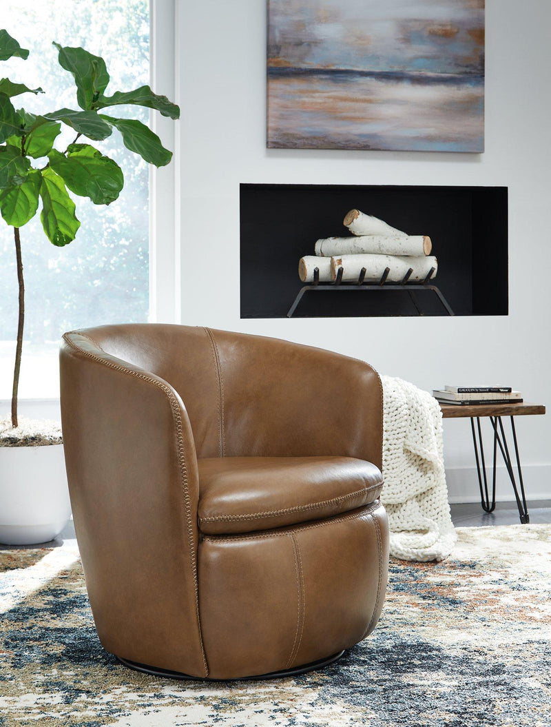 Kierreys Swivel Accent Chair - Sanctuary Home Furnishings (CA)*