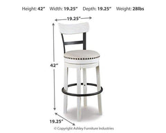 Valebeck Bar Height Bar Stool