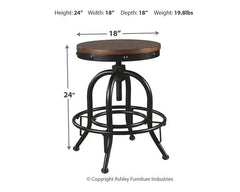 Valebeck Counter Height Bar Stool - Sanctuary Home Furnishings (CA)*