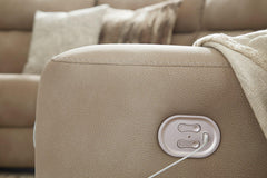 Next-Gen DuraPella Power Reclining Sectional Loveseat with Console - Sanctuary Home Furnishings (CA)*