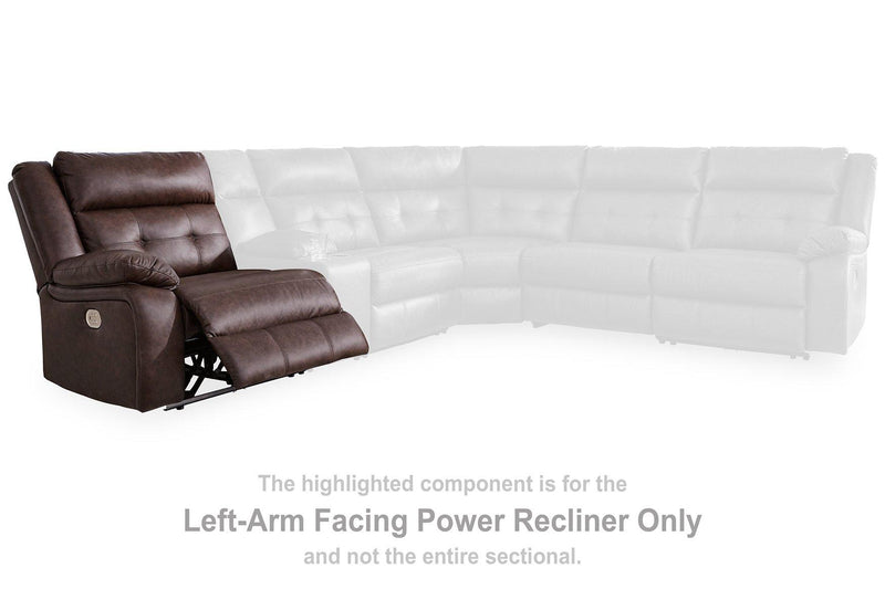 Punch Up Power Reclining Sectional Loveseat with Console - Sanctuary Home Furnishings (CA)*