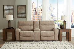 Next-Gen DuraPella Power Reclining Sectional Loveseat with Console - Sanctuary Home Furnishings (CA)*