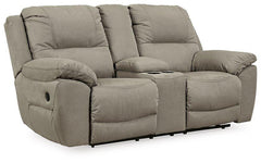 Next-Gen Gaucho Reclining Loveseat with Console - Sanctuary Home Furnishings (CA)*