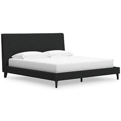 Cadmori Upholstered Bed with Roll Slats