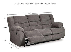 Tulen Reclining Sofa - Sanctuary Home Furnishings (CA)*