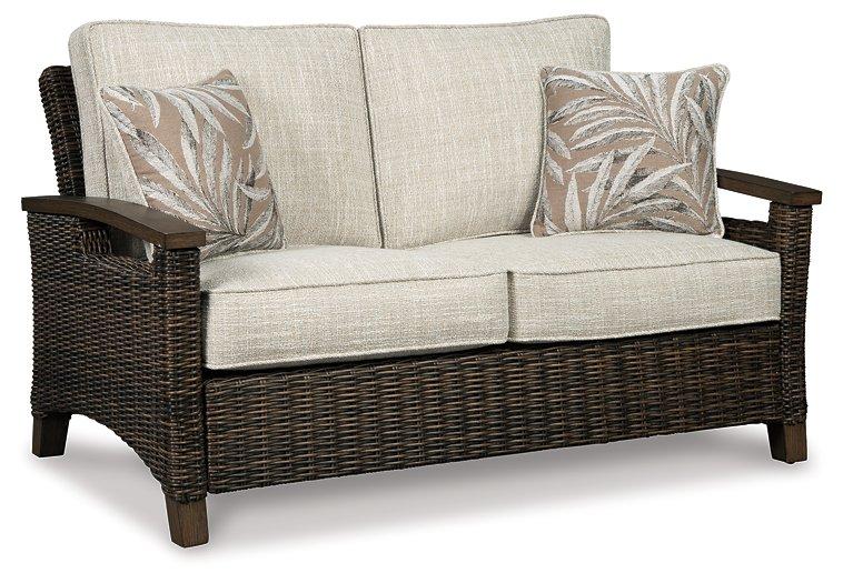 Paradise Trail Outdoor Loveseat, Lounge Chairs and Fire Pit Table - Sanctuary Home Furnishings (CA)*