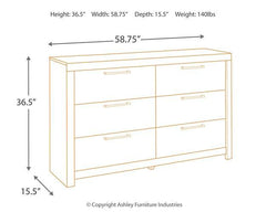 Derekson Dresser and Mirror