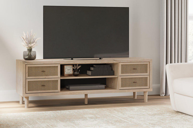 Cielden 72" TV Stand with Electric Fireplace - Sanctuary Home Furnishings (CA)*