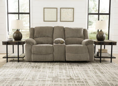 Draycoll Reclining Loveseat with Console