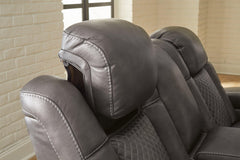 Fyne-Dyme Power Reclining Loveseat with Console