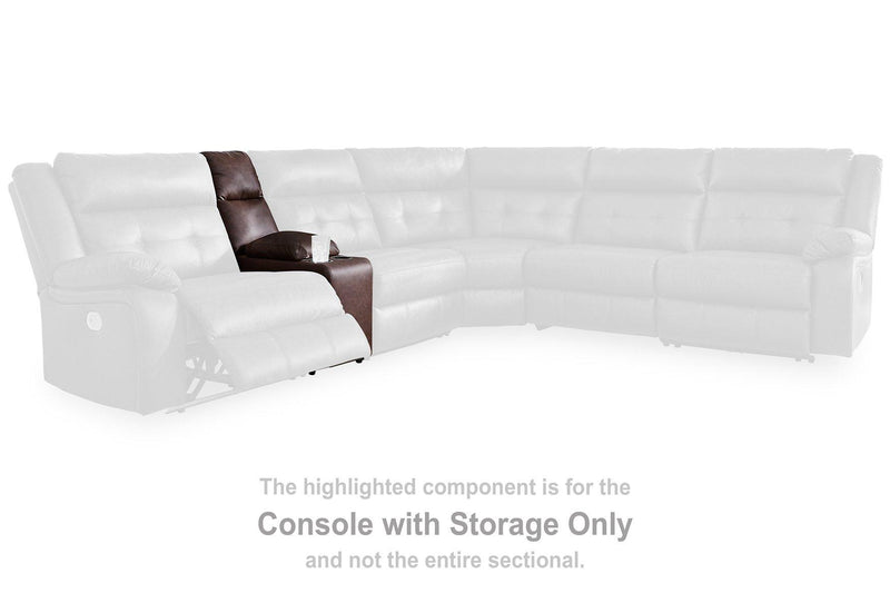 Punch Up Power Reclining Sectional Loveseat with Console - Sanctuary Home Furnishings (CA)*