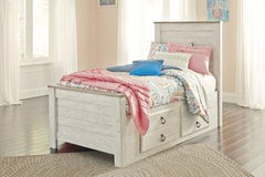 Willowton Bed with 2 Storage Drawers