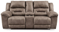 Stoneland Reclining Loveseat with Console