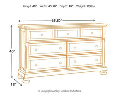 Flynnter Dresser and Mirror