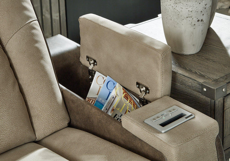 Next-Gen DuraPella Power Reclining Loveseat with Console - Sanctuary Home Furnishings (CA)*