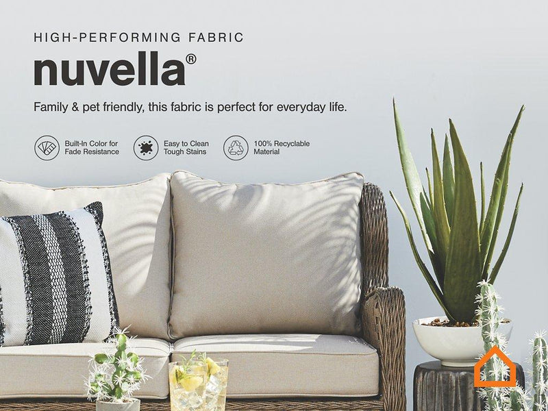 Visola Outdoor Sofa and Loveseat Set - Sanctuary Home Furnishings (CA)*