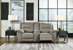 Next-Gen Gaucho Reclining Loveseat with Console - Sanctuary Home Furnishings (CA)*
