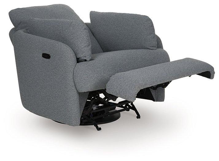 Alainmont Next-Gen Nuvella Swivel Power Recliner - Sanctuary Home Furnishings (CA)*