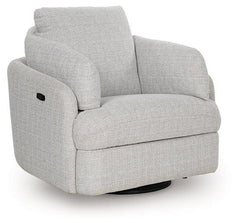 Alainmont Next-Gen Nuvella Swivel Power Recliner - Sanctuary Home Furnishings (CA)*