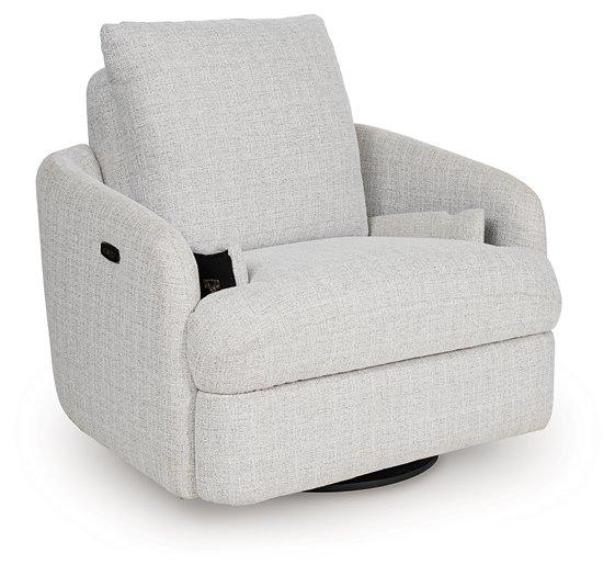 Alainmont Next-Gen Nuvella Swivel Power Recliner - Sanctuary Home Furnishings (CA)*