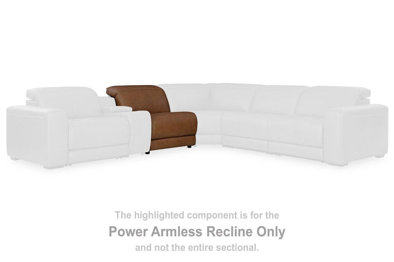 Magic Man Power Reclining Sectional with Console - Sanctuary Home Furnishings (CA)*