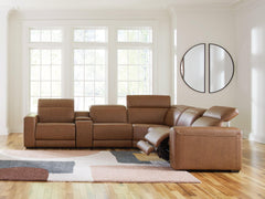 Magic Man Power Reclining Sectional with Console - Sanctuary Home Furnishings (CA)*