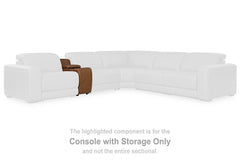 Magic Man Power Reclining Sectional with Console - Sanctuary Home Furnishings (CA)*