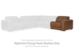 Magic Man Power Reclining Sectional Loveseat with Console - Sanctuary Home Furnishings (CA)*