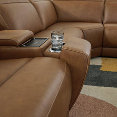 Magic Man Power Reclining Sectional with Console - Sanctuary Home Furnishings (CA)*