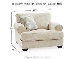 Monaghan Oversized Chair and Ottoman - Sanctuary Home Furnishings (CA)*