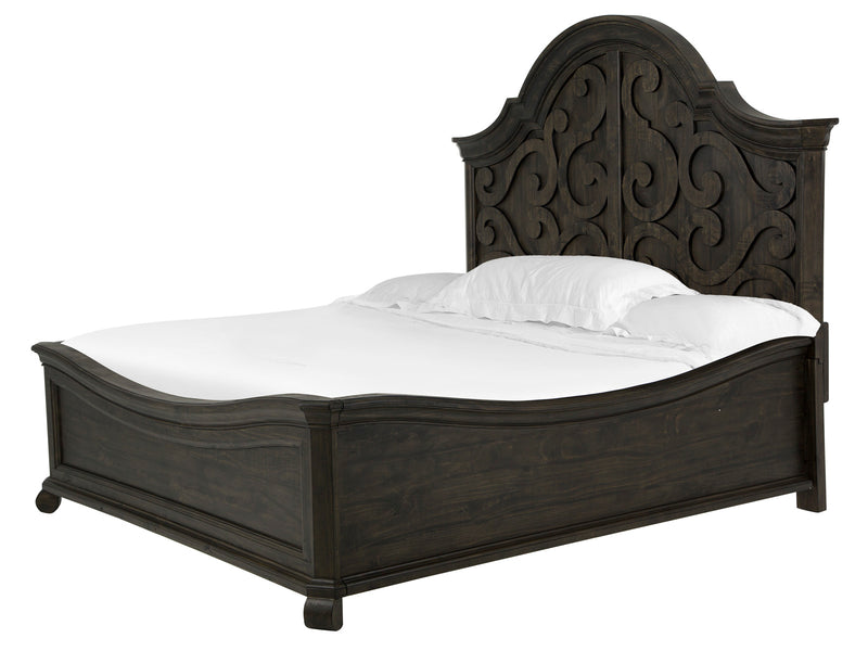 Bellamy Complete Queen Shaped Panel Bed