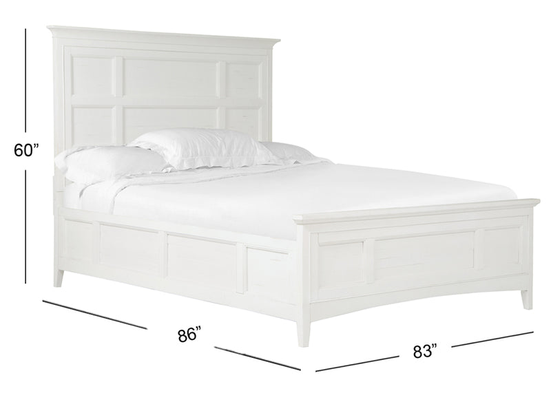 Heron Cove Complete King Panel Bed With Regular Rails