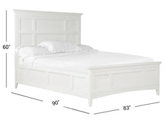 Heron Cove Complete Cal King Panel Bed With Regular Rails
