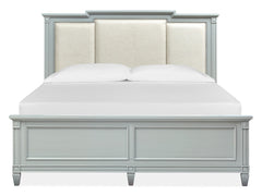 Glenbrook Complete King Panel Bed W/Upholstered Headboard image