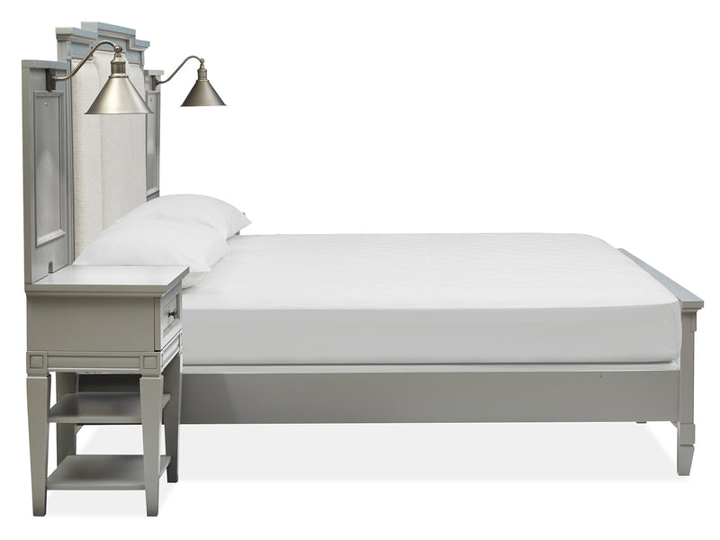 Glenbrook Complete King Wall Bed W/Upholstered Hb