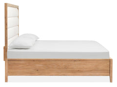 Somerset Complete King Panel Bed W/Upholstered Headboard