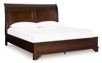 Trellington Sleigh Storage Bed - Sanctuary Home Furnishings (CA)*