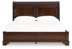 Trellington Sleigh Storage Bed - Sanctuary Home Furnishings (CA)*
