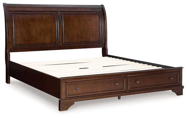 Trellington Sleigh Storage Bed - Sanctuary Home Furnishings (CA)*