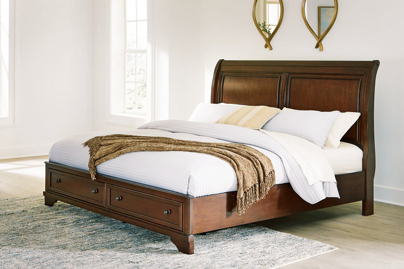 Trellington Sleigh Storage Bed - Sanctuary Home Furnishings (CA)*