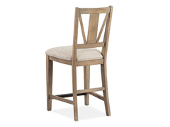 Paxton Place Counter Chair W/Upholstered Seat (2/Ctn)