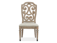 Marisol Dining Side Chair W/Upholstered Seat (2/Ctn)
