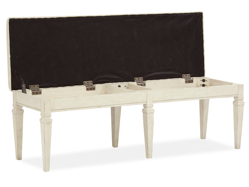 Newport Bench W/Upholstered Seat