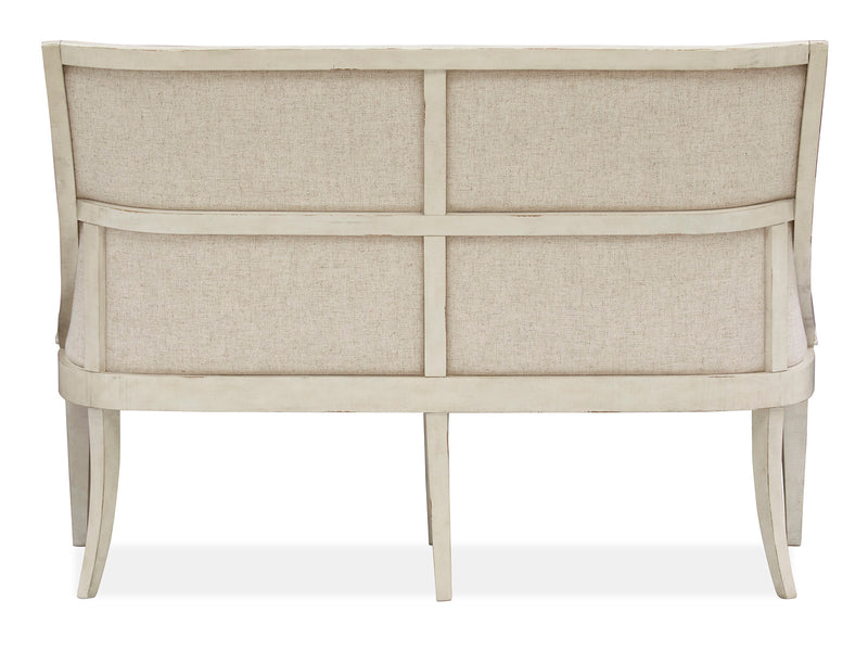 Newport Bench W/Upholstered Seat & Back