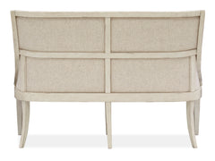 Newport Bench W/Upholstered Seat & Back