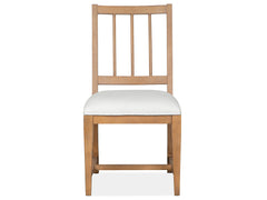 Lindon Dining Side Chair W/White Upholstered Seat (2/Ctn)